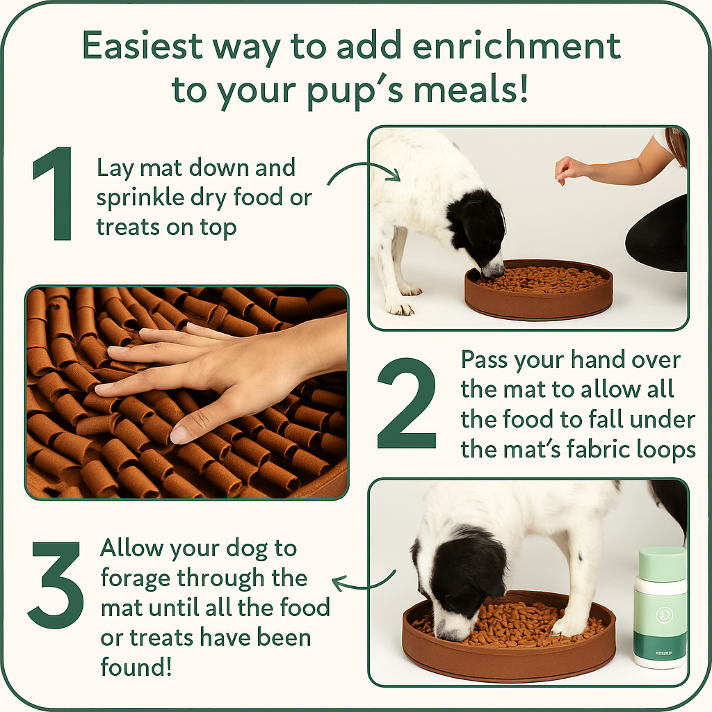 STIMULATING FEEDED MAT